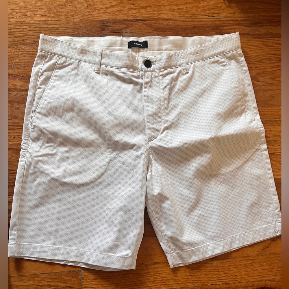 NWT Theory Bedrock multi dollar shorts